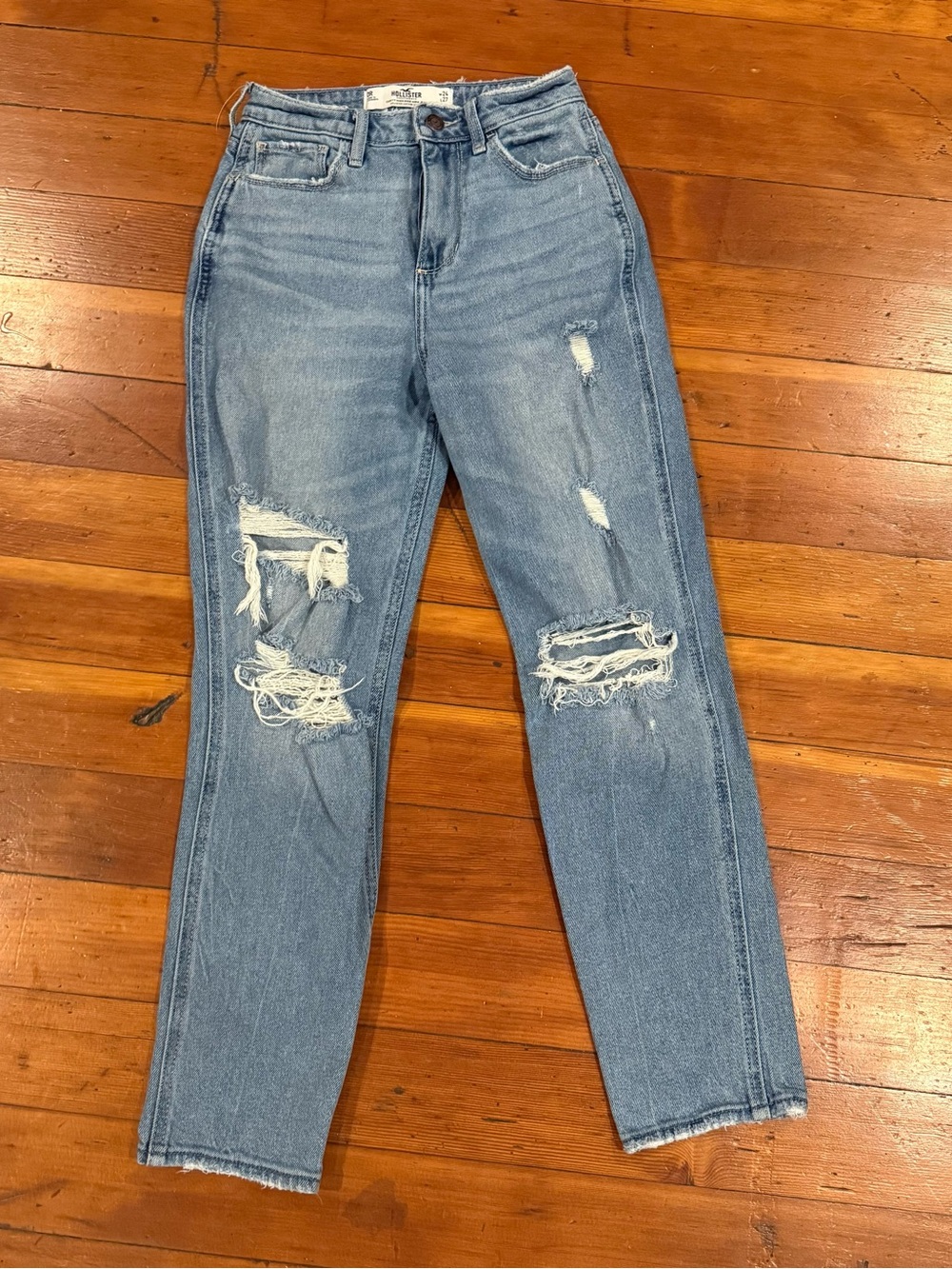 Hollister Curvy High-Rise Mom Jeans Size 0R
